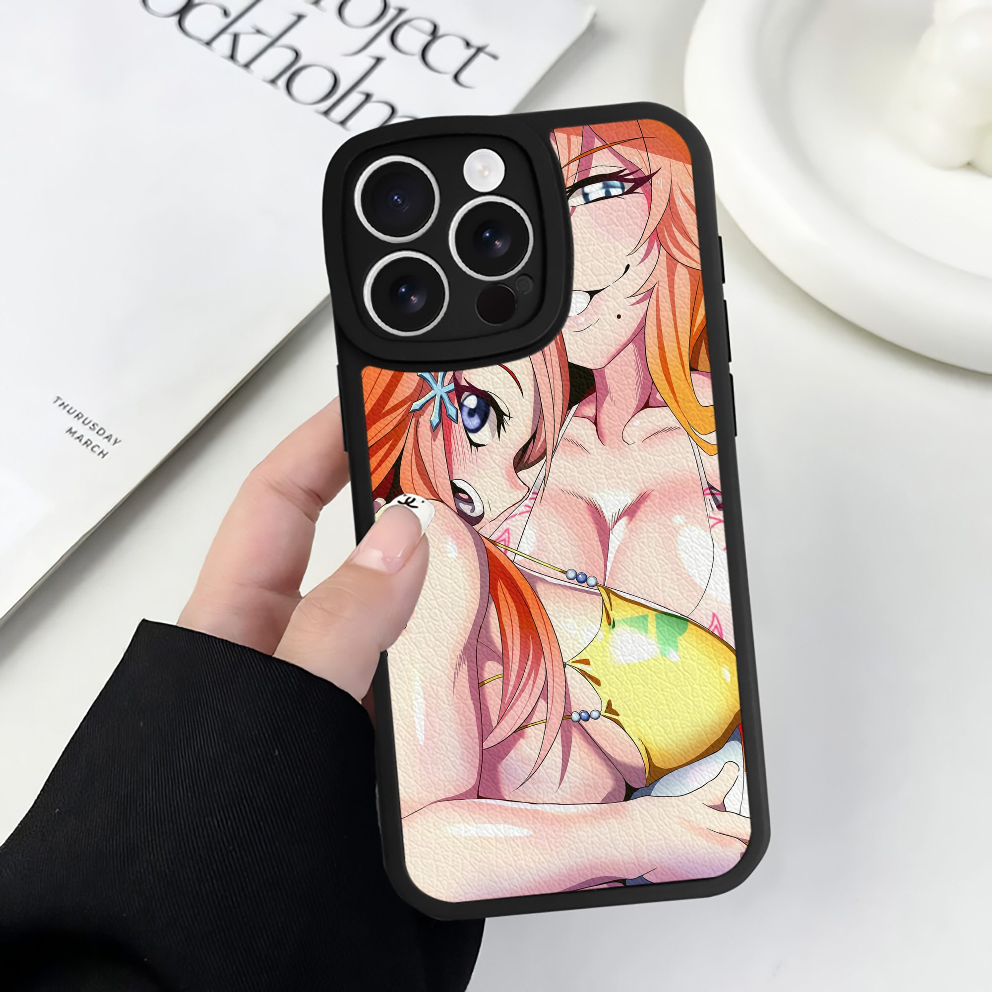 （画像用） ブリーチ BLEACH 【iPhone 16シリーズ対応】シリコンスマホケース（レザー調） 材質：シリコン